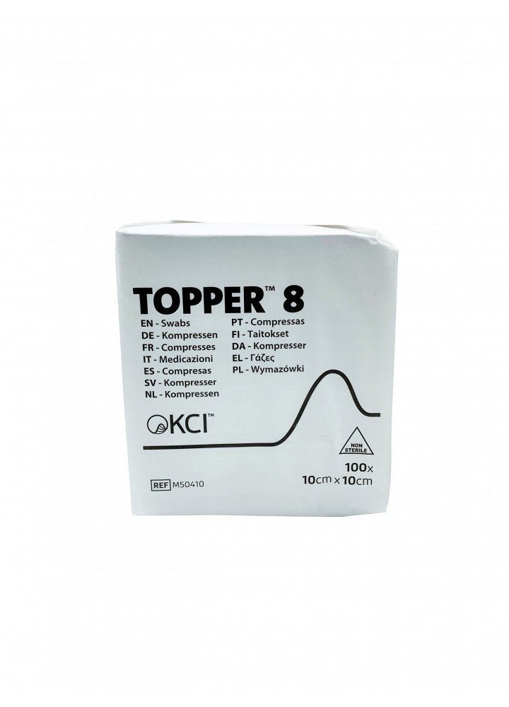 J&J Topper 8 Non-Sterile Swabs 10x10cm