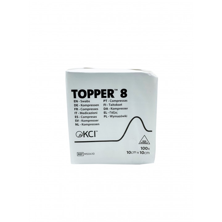 Topper 8 Non-Sterile Swabs 10x10cm