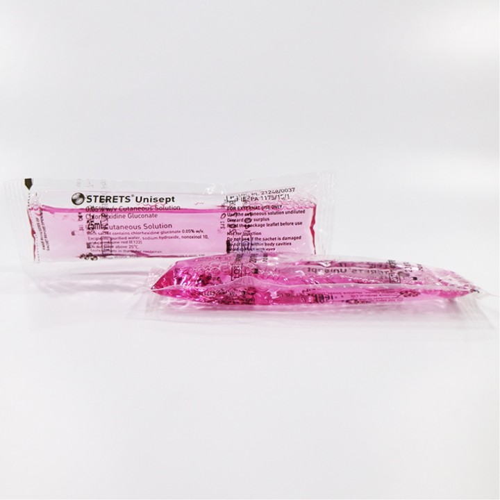 (P) Unisept Antiseptic Sachet (HCPC Required Restricted Product see T&C's)