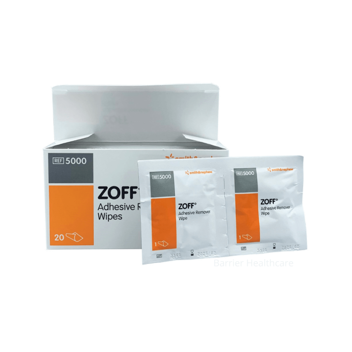 Zoff Adhesive Remover Wipes