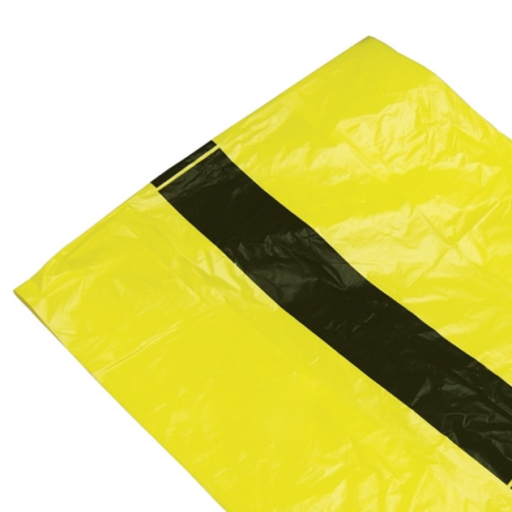 Clinical Waste Sack Tiger Stripe 280/560x630mm